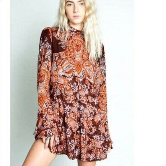 Free People Dresses & Skirts - Free People Mulberry Mure Boho Tunic Dress Sz M